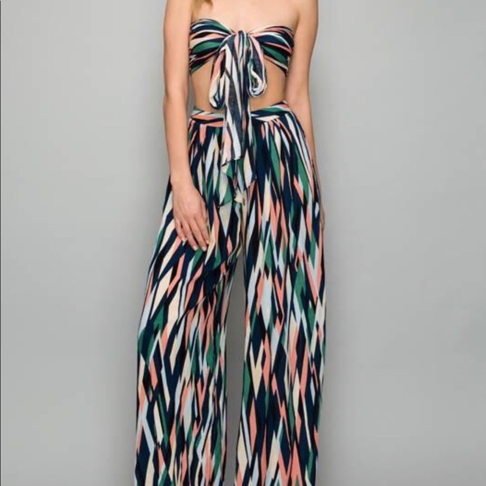 Multi Colored Two piece set